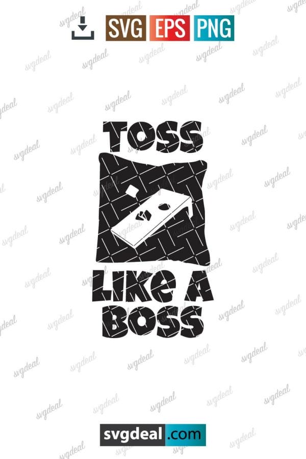 Toss Like A Boss Svg