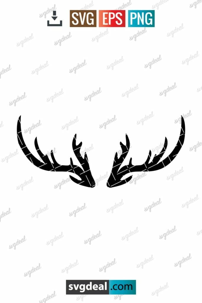 Free Antler Svg - SVGDeal.com
