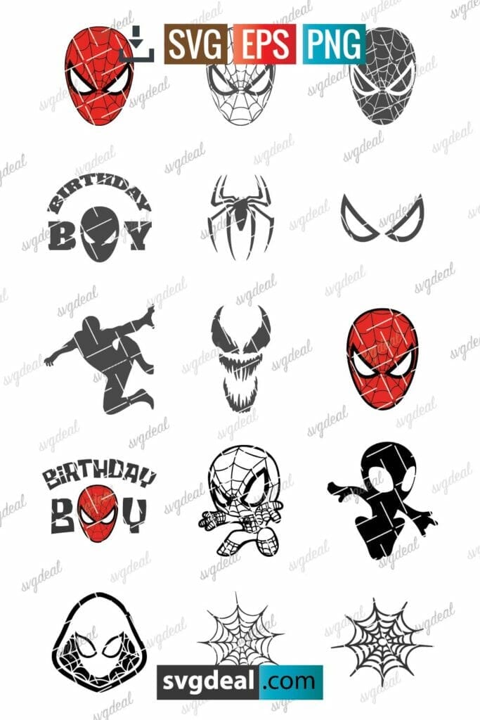 Spiderman SVG Bundle - Premium SVG Files
