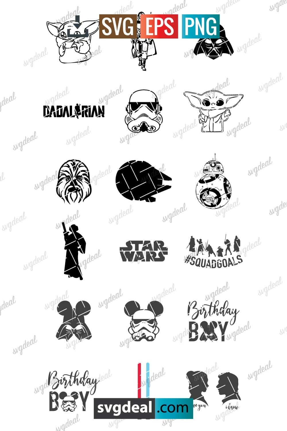 Star Wars SVG Bundle - Premium SVG Files