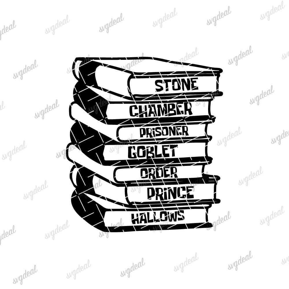 Harry Potter Books Svg