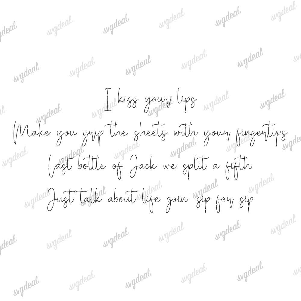 Morgan Wallen Lyrics Svg