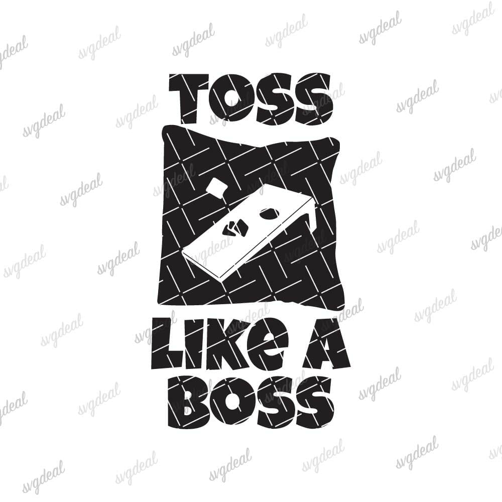 Toss Like A Boss Svg