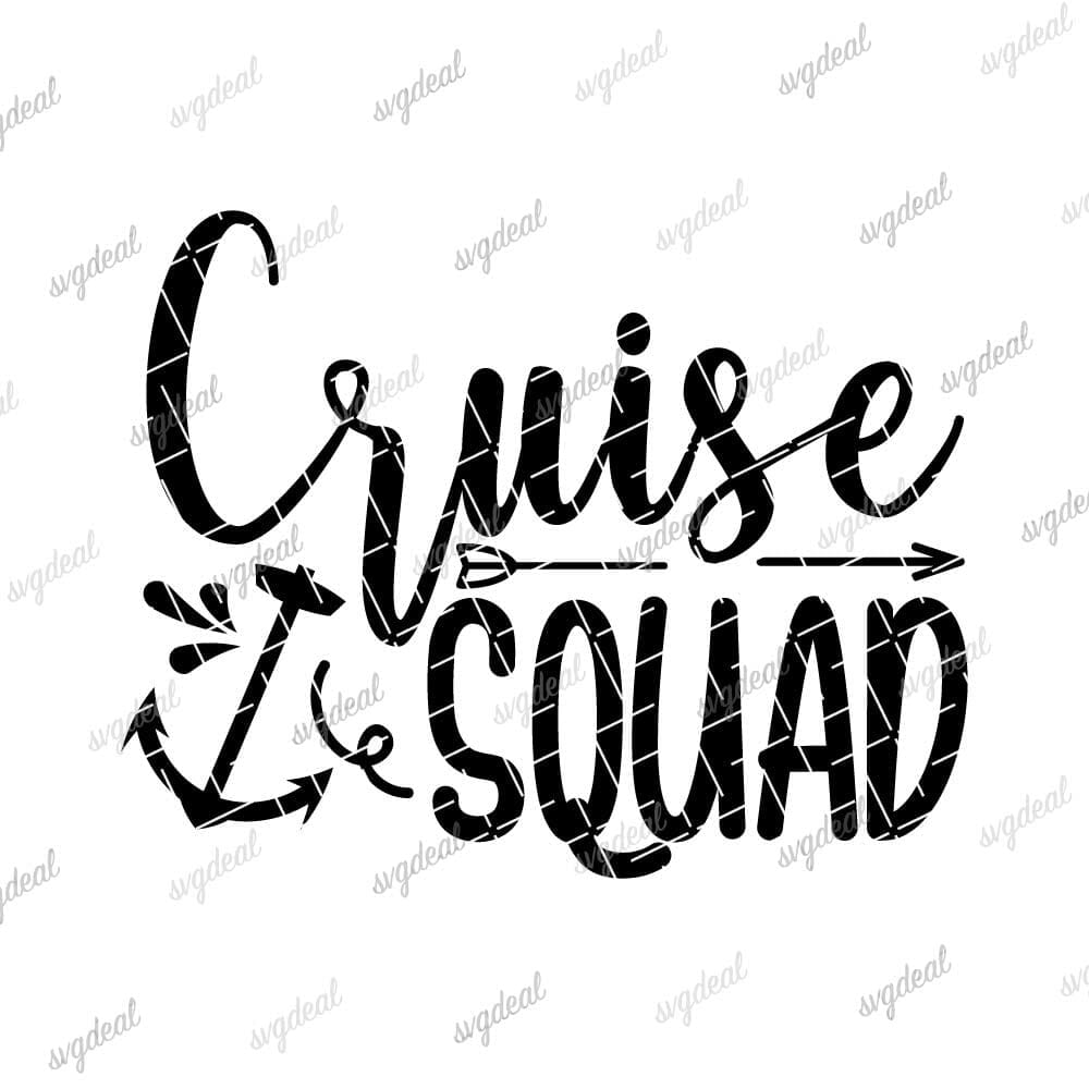 Cruise Squad Svg