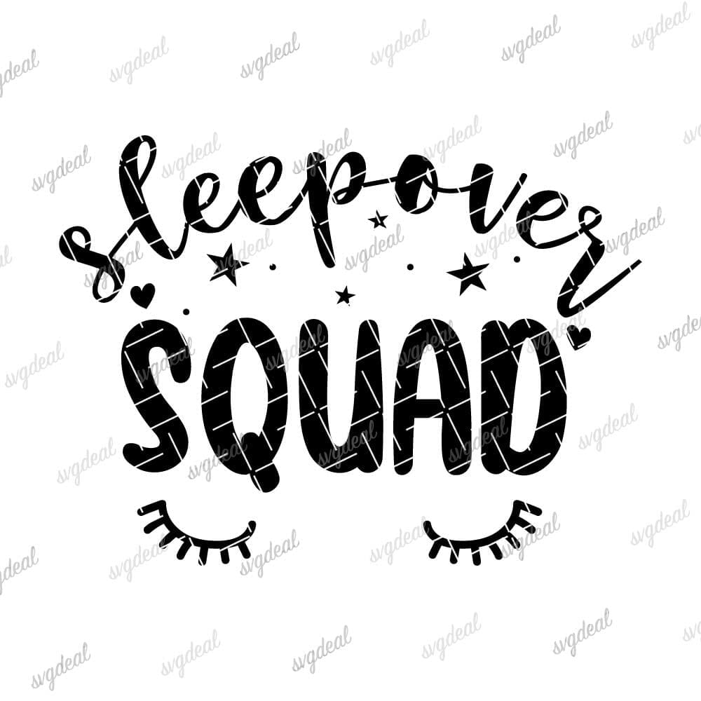 Sleepover Squad Svg