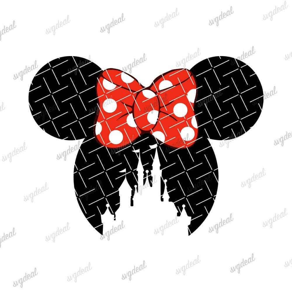 Minnie Mouse Castle Svg