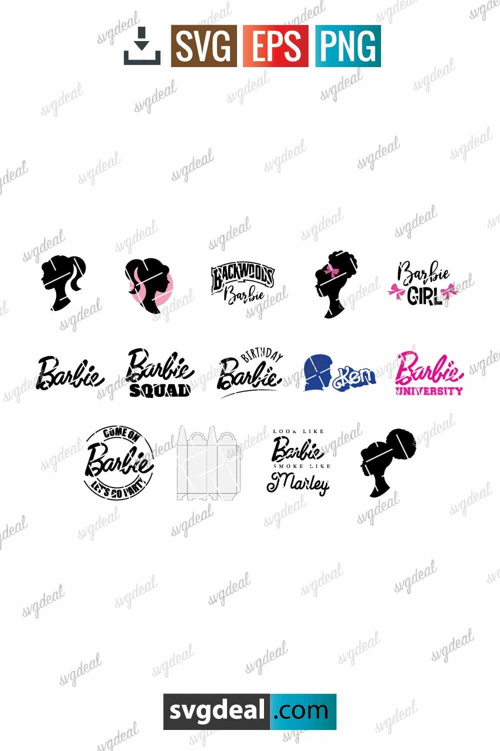 Barbie SVG Bundle - Premium SVG Files