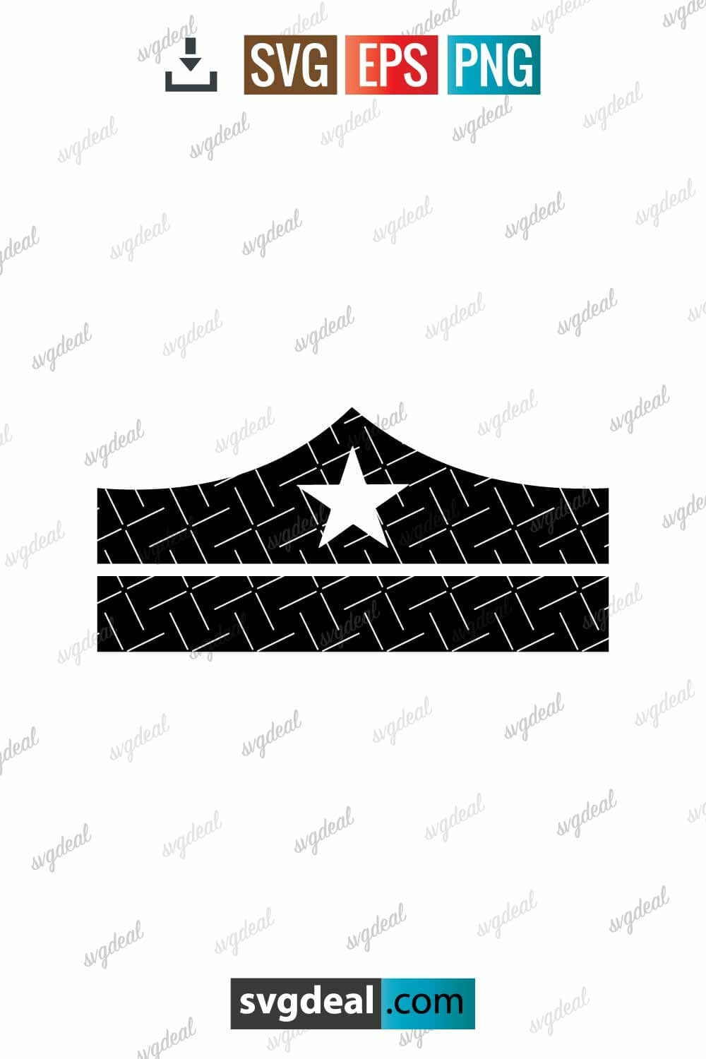 Wonder Woman Crown Svg