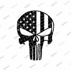 Punisher American Flag Svg
