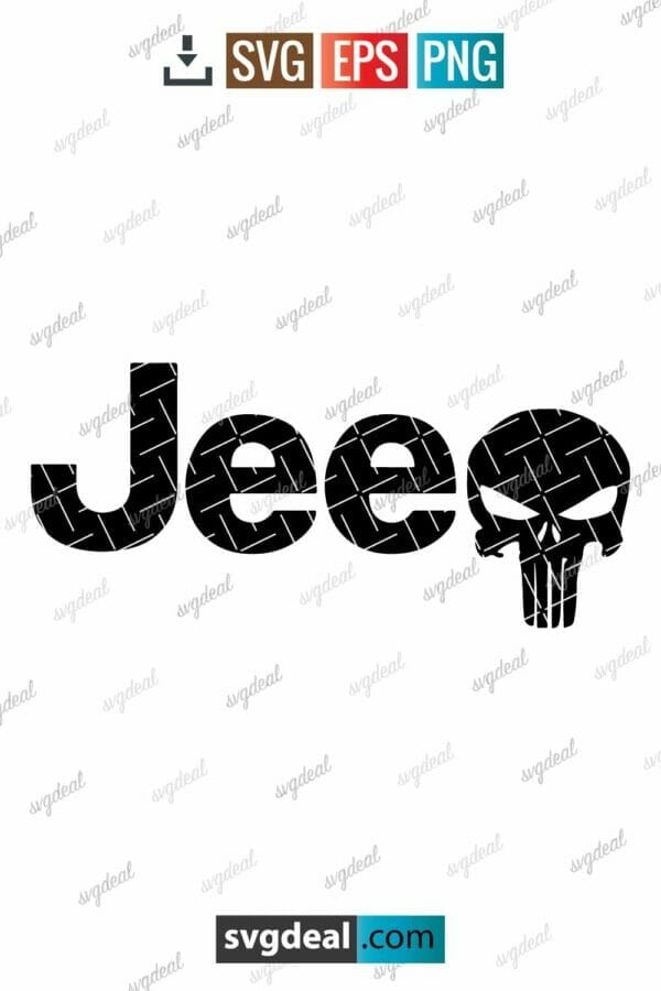 Jeep Punisher Svg