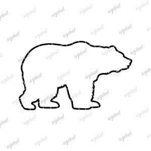 Bear Outline Svg