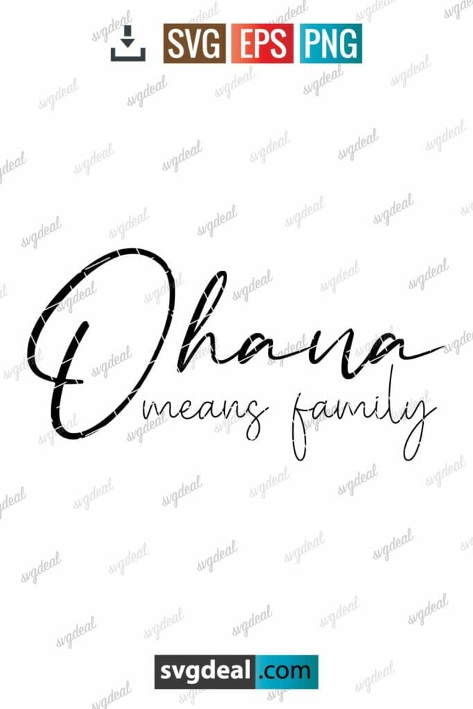 Free Ohana Svg Free - Svgdeal.com