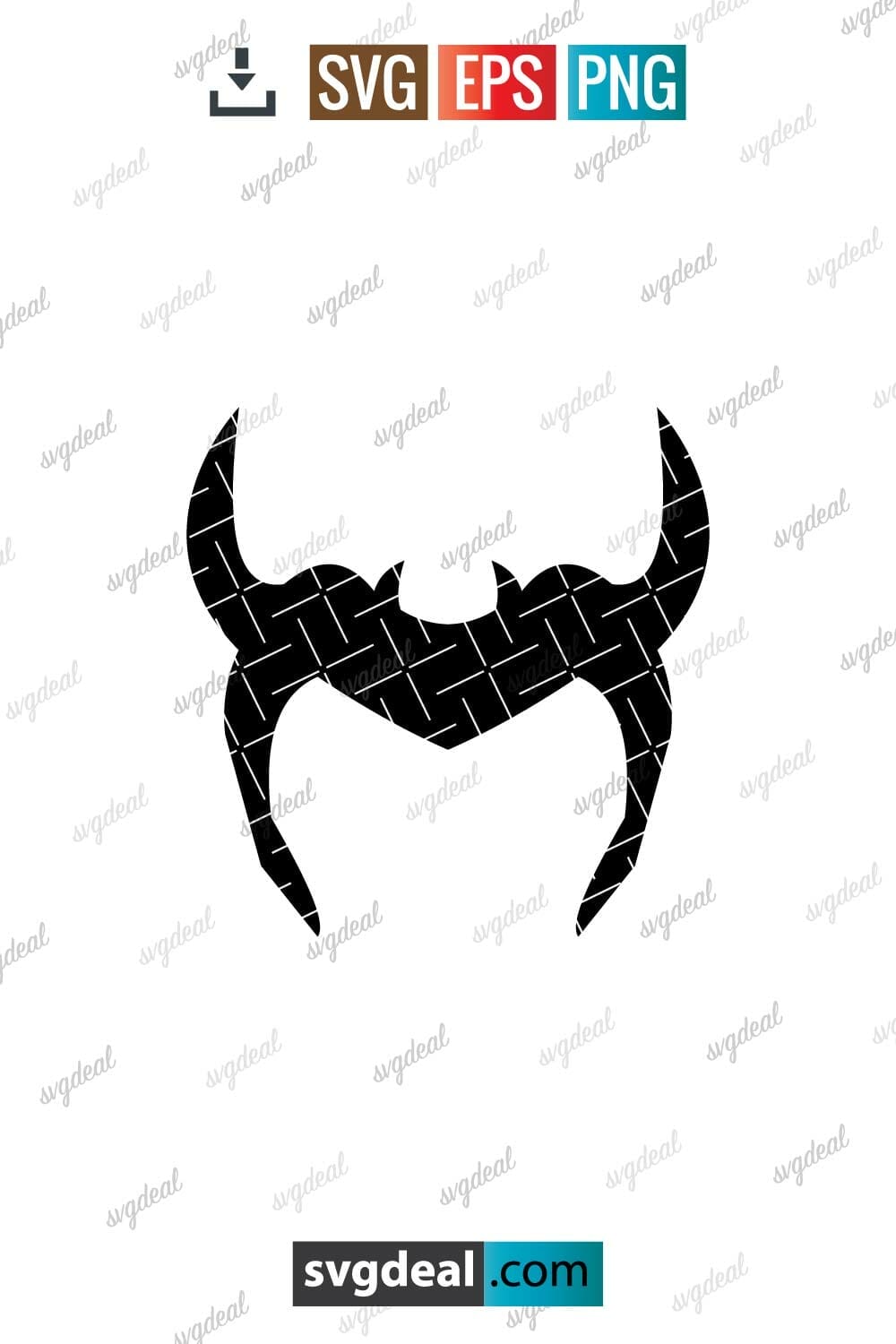 Free Loki Horns Svg - SVGDeal.com