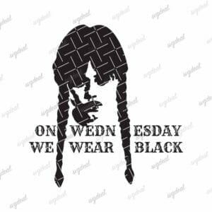On Wednesdays We Wear Black Svg