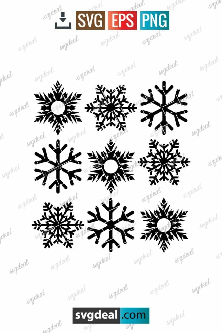 Christmas Snowflakes Svg - Free SVG Files