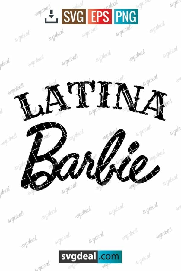Latina Barbie Svg
