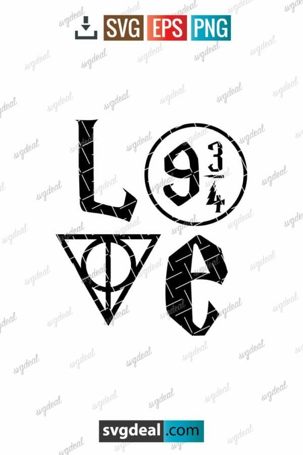 Love Harry Potter Svg