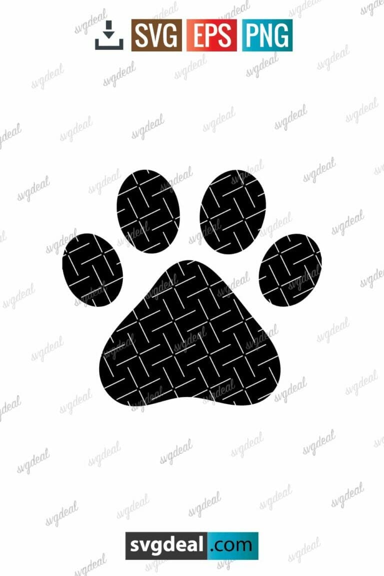 Free Paw Silhouette - Svgdeal.com