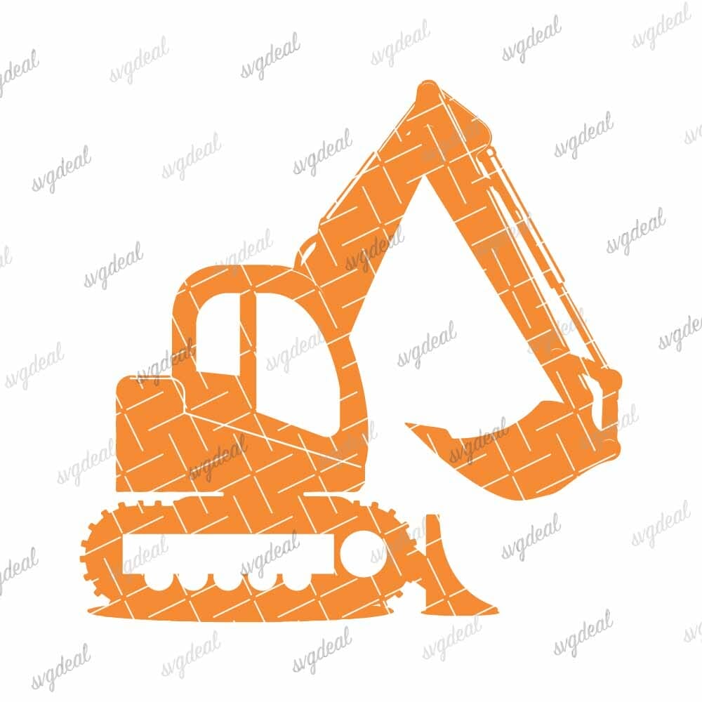 Blippi Excavator Svg