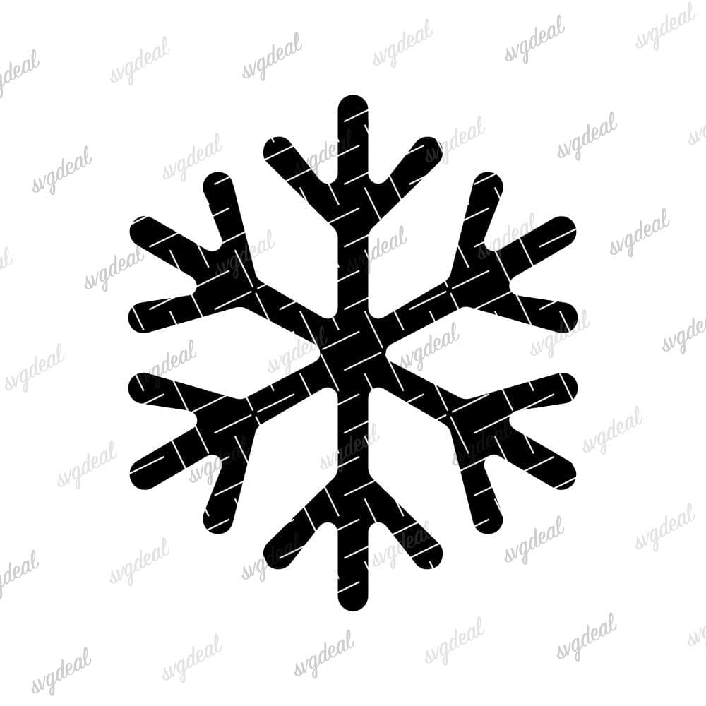 Simple Snowflake Svg