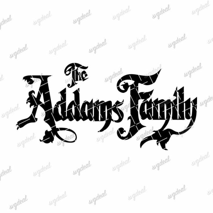 Addams Family Logo Svg