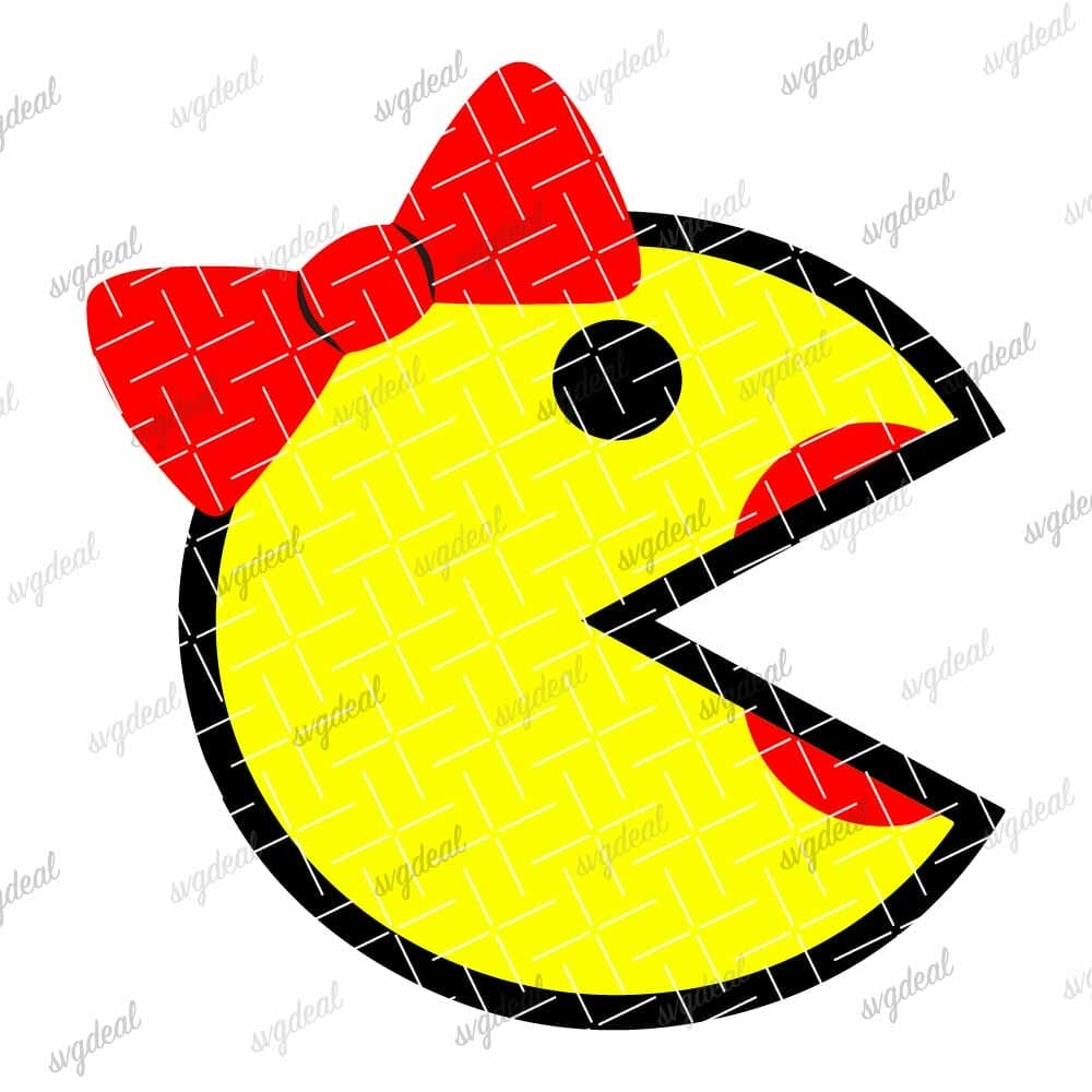 Mrs Pacman Svg