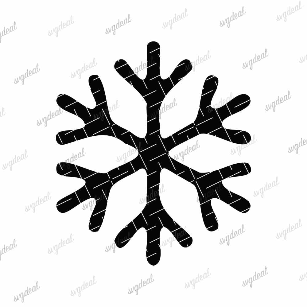 Snowflake Silhouette Svg