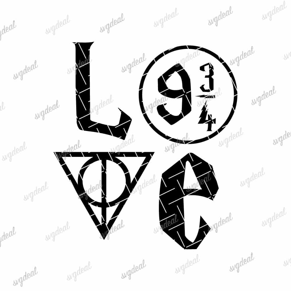 Love Harry Potter Svg