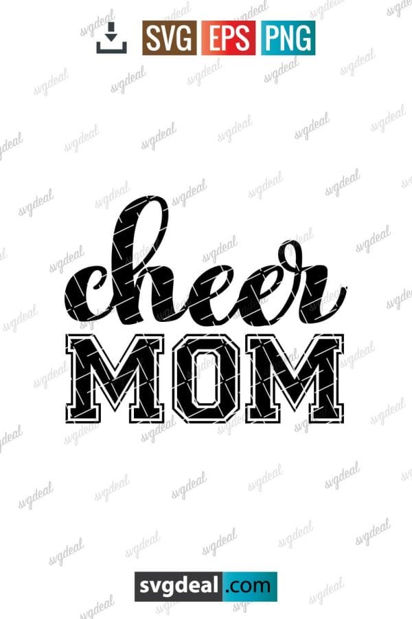 Cheer Mom Svg