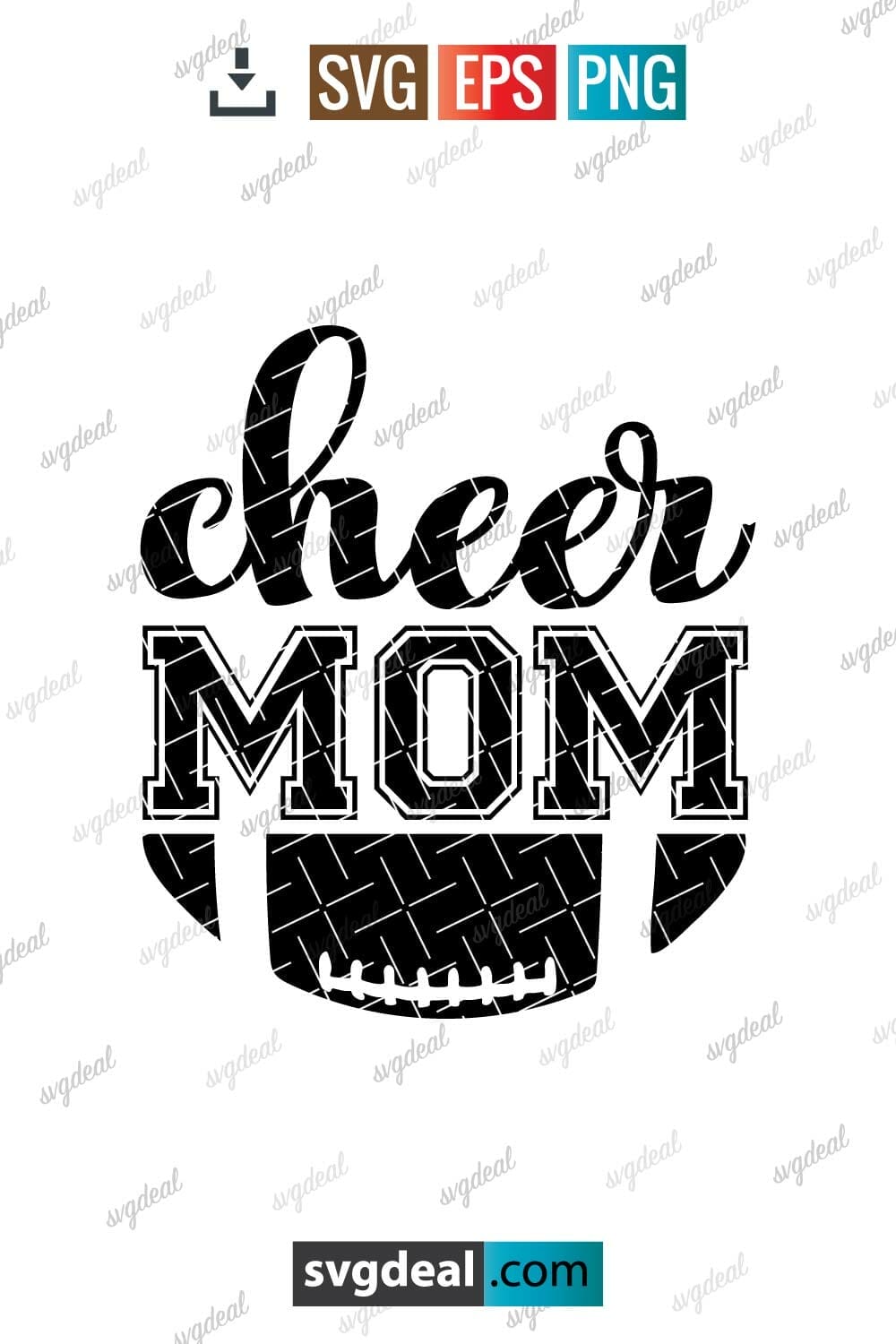 Free Football And Cheer Mom Svg Free