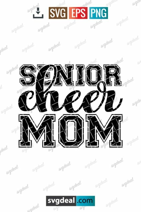 Senior Cheer Mom Svg