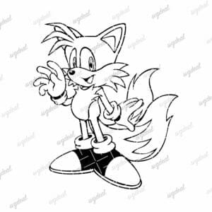 Tails Sonic Svg