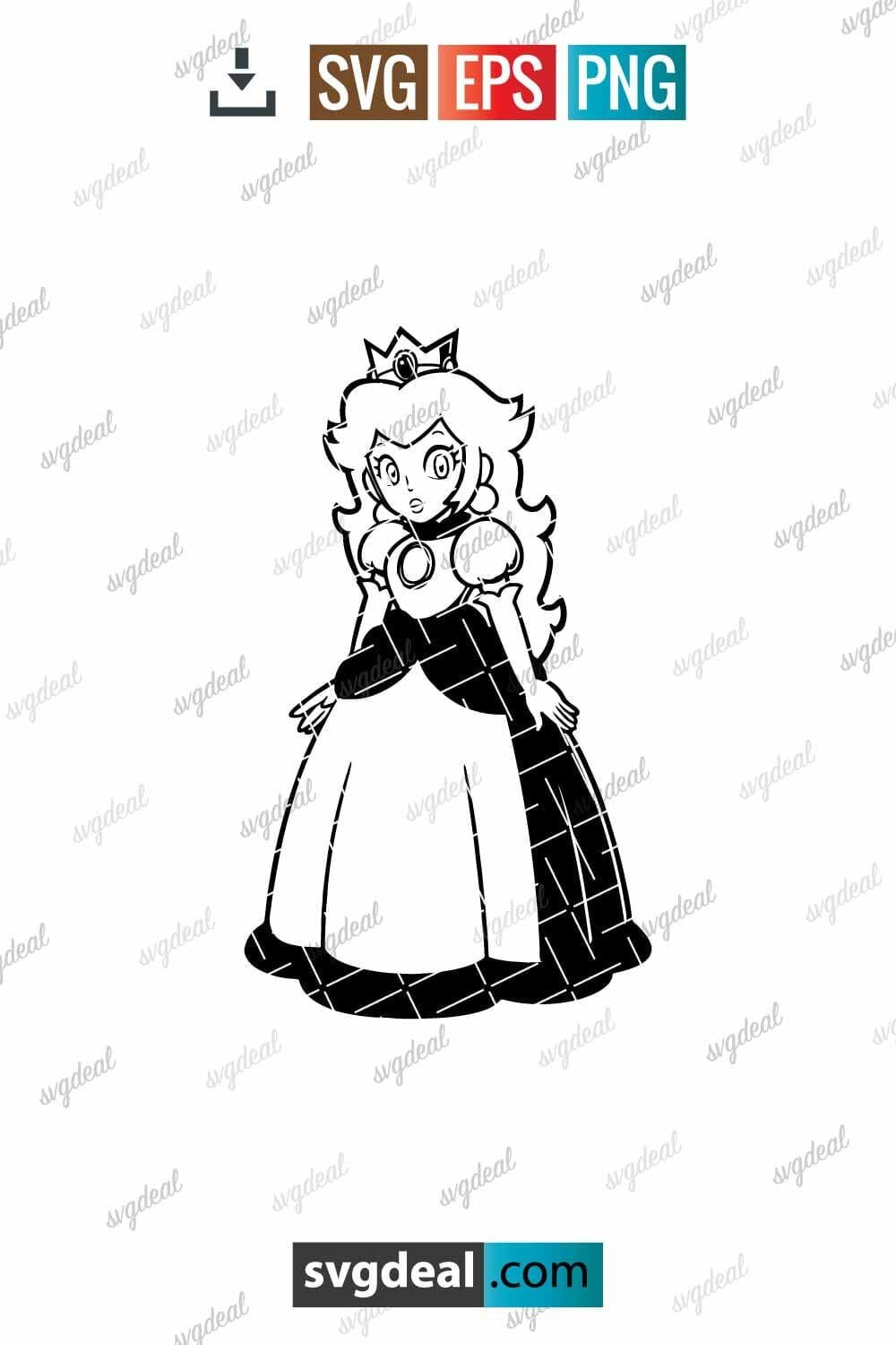 Princess Peach Head SVG: A Comprehensive Guide for Designers