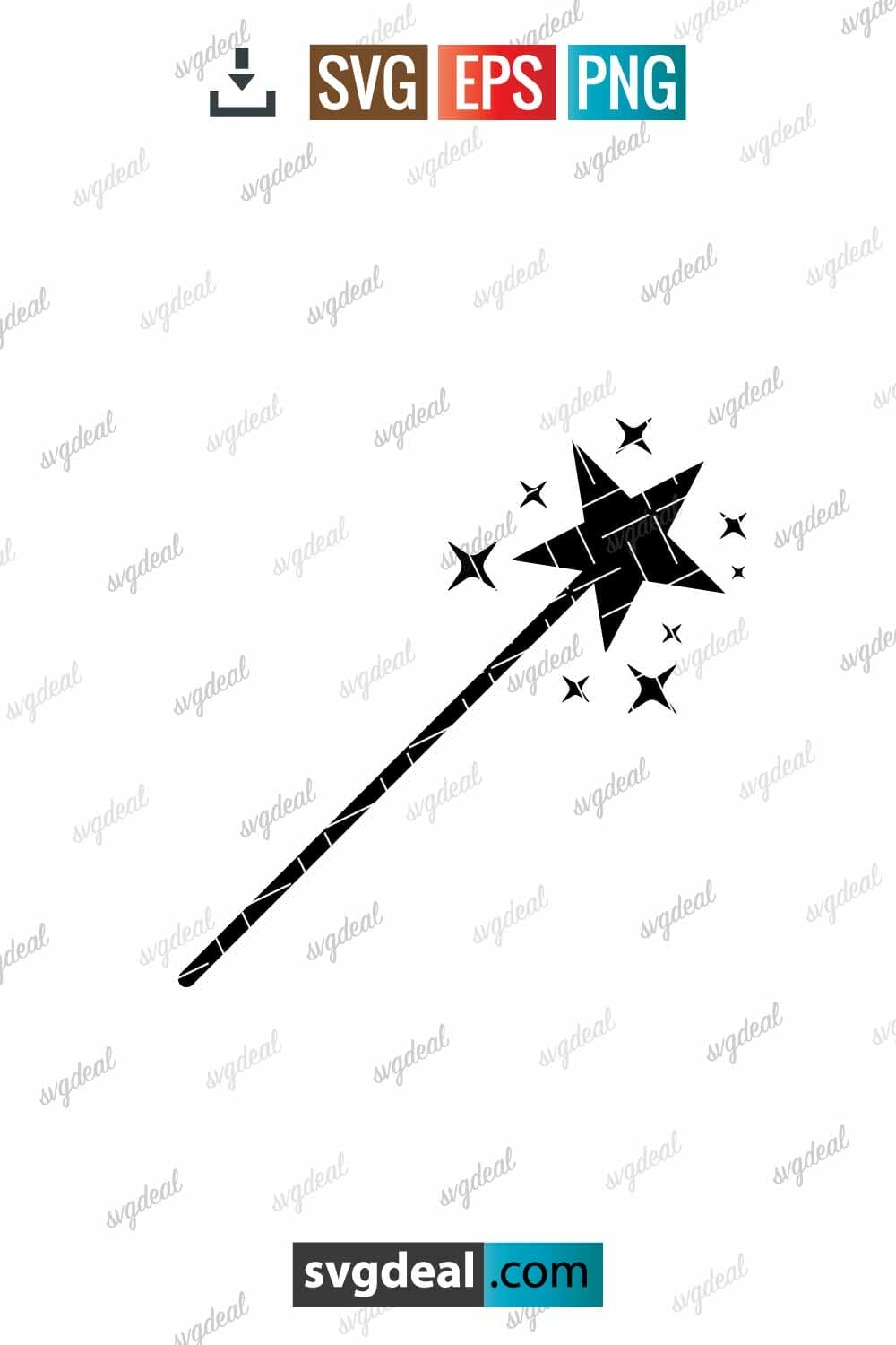 Free Princess Wand Svg - SVGDeal.com