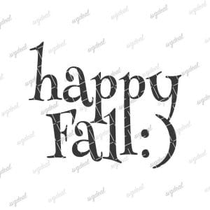 Happy Fall Svg