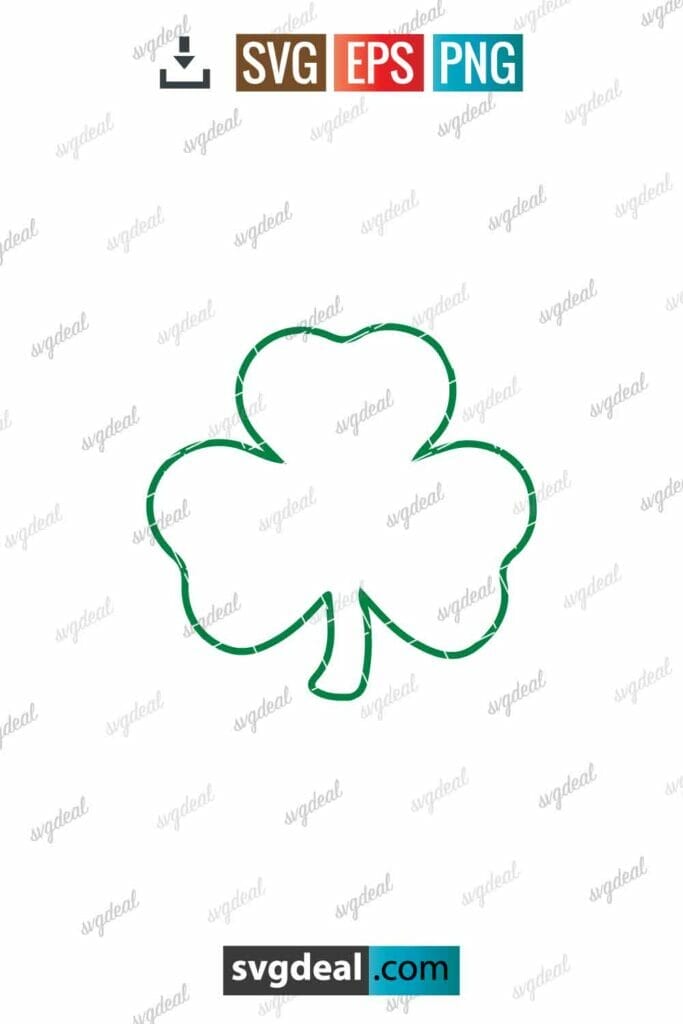 Free Shamrock Outline Svg