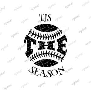 Tis The Season Baseball Svg