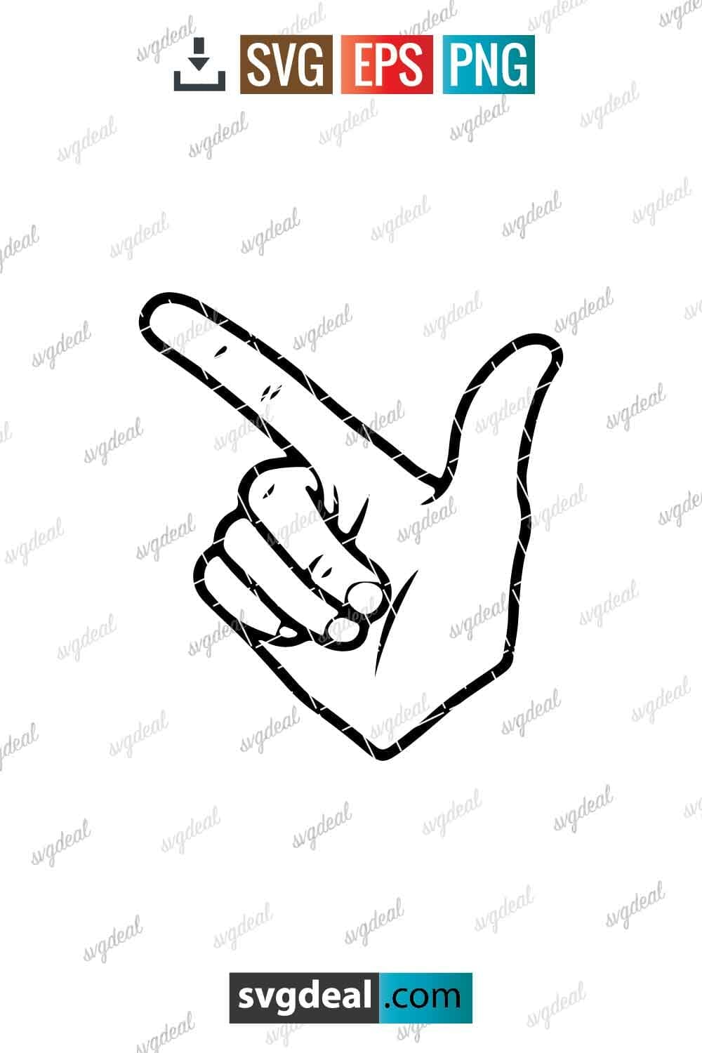 Free Guns Up Svg - SVGDeal.com