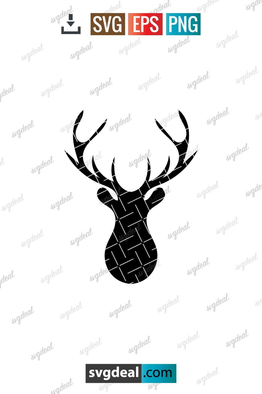 Buck Head Silhouette - Free SVG Files