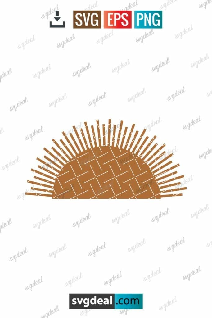 Free Boho Half Sun Svg - SVGDeal.com