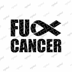 F Cancer Svg
