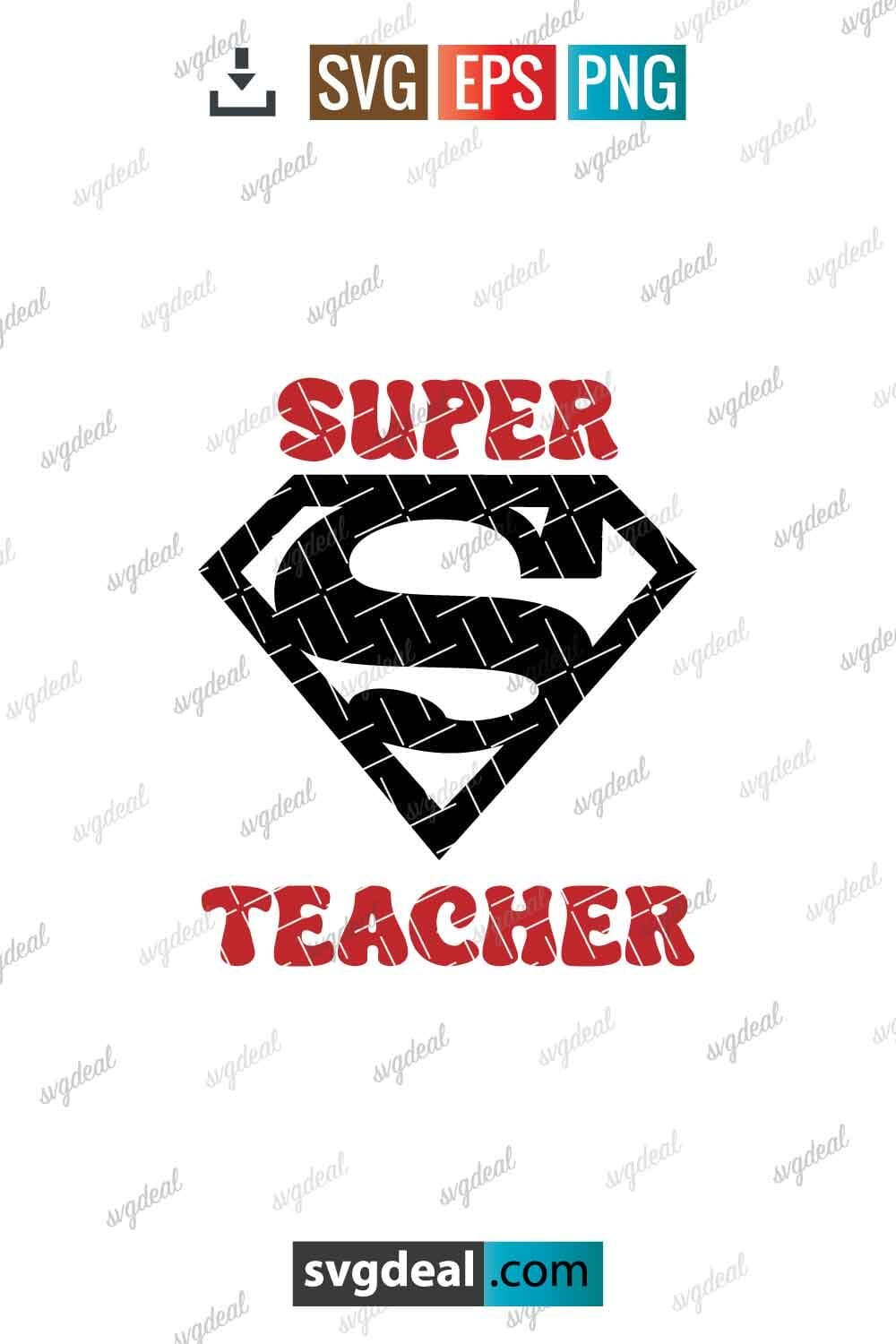 Free Super Teacher Svg - SVGDeal.com