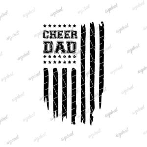 Cheer Dad Flag Svg