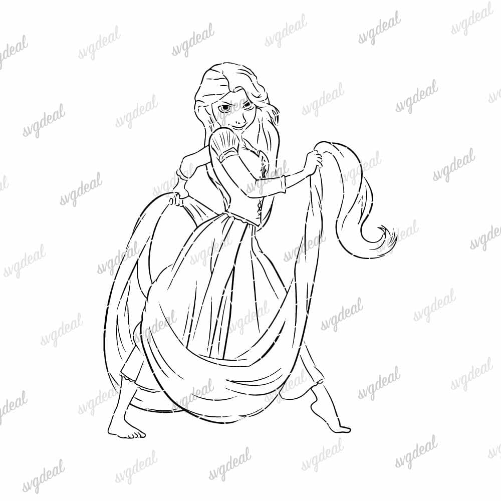 Rapunzel Svg Files