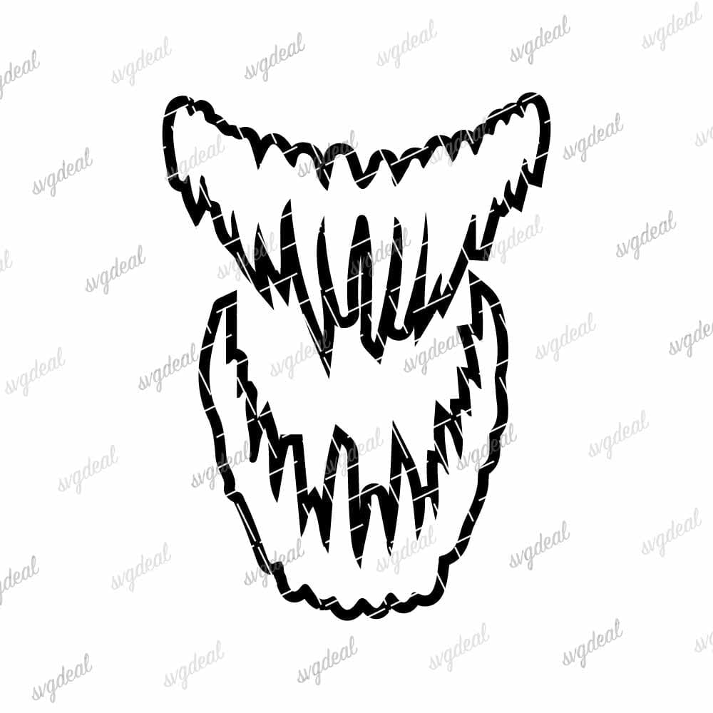 Venom Teeth Svg