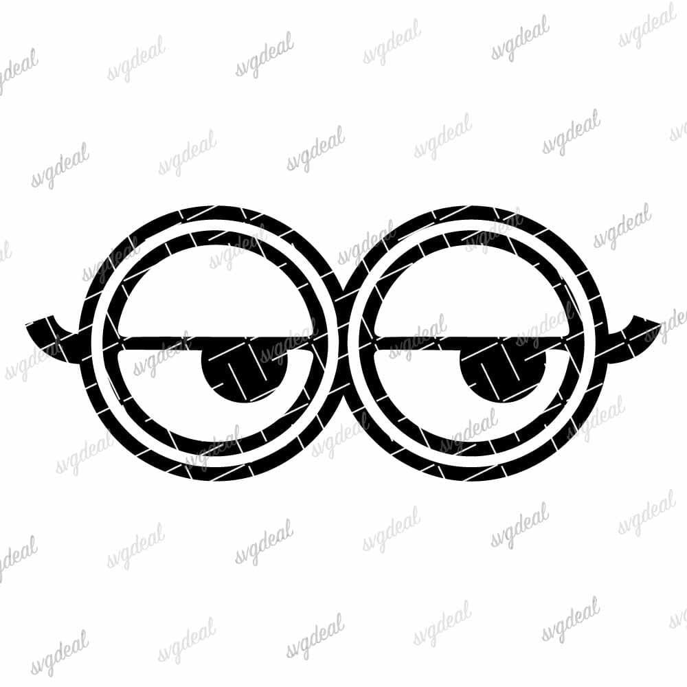 Minion Goggles Svg