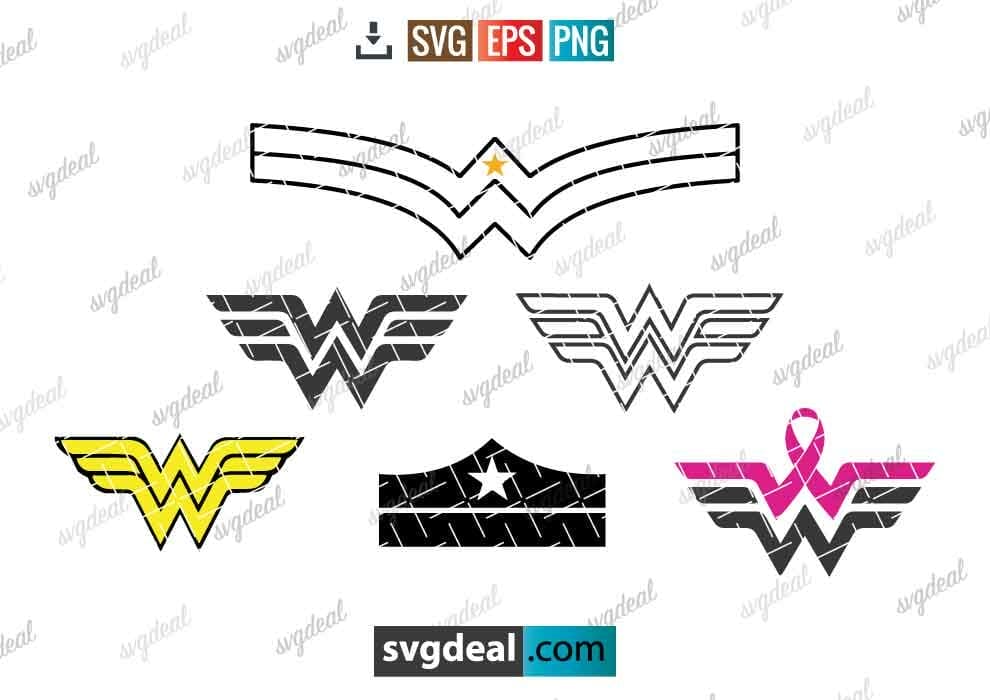 6 FREE Wonder Woman SVG Files For Your Cutting Machine - Free SVG Files