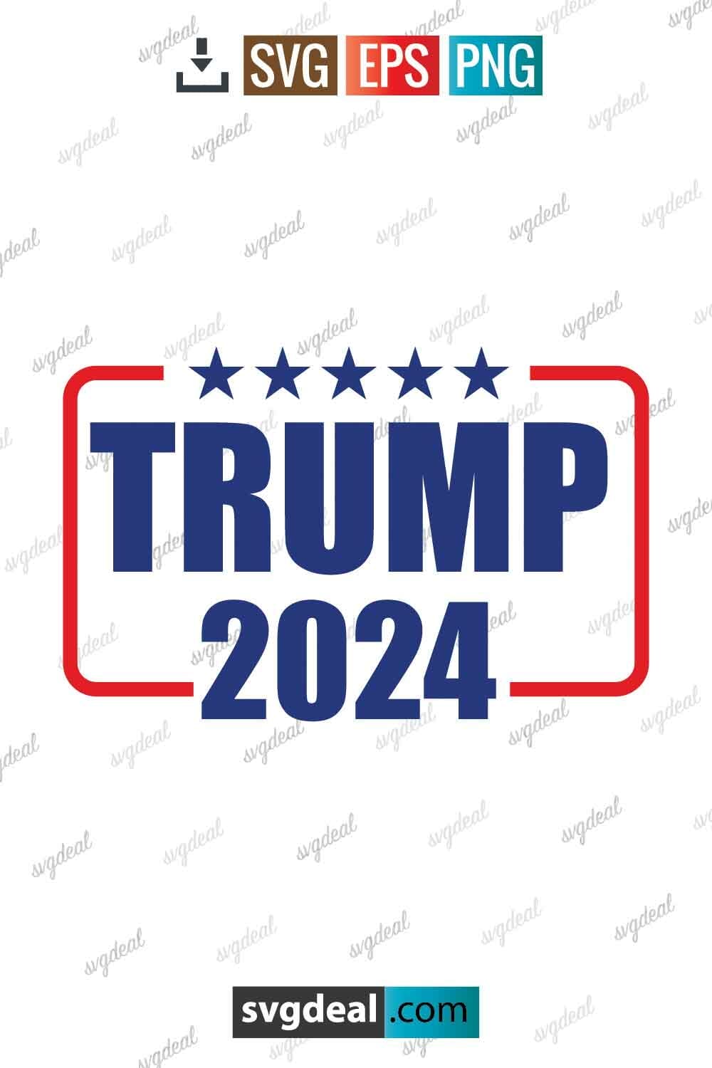 Free Trump 2024 Svg