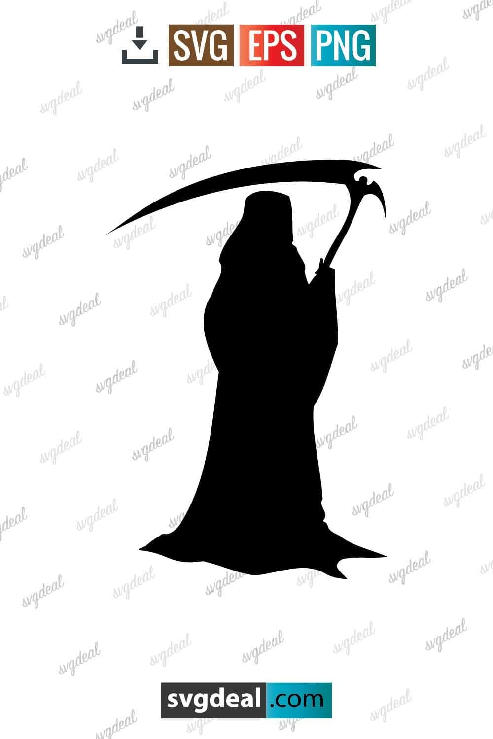 Free Grim Reaper Svg - SVGDeal.com