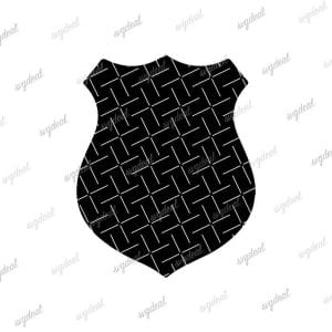 Police Badge Silhouette Svg
